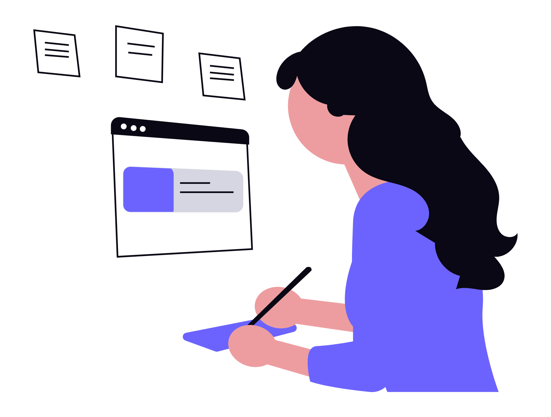 インターンシップに取り組む学生のイメージ